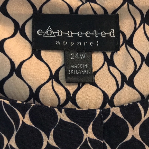 Connected Apparel Dress Size 24W - Picture 3 of 5